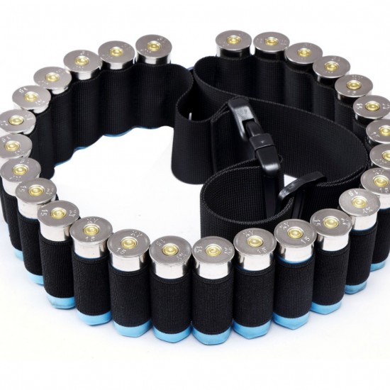 Outdoor Products 29 Compartment Quick-Retrieval Shotgun Ammunition Belt Tactical Belt Adjustable Waist Circumference MOLLE Compatible