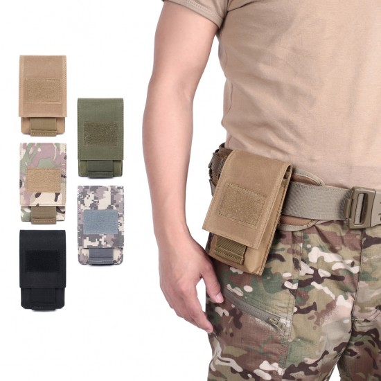 Outdoor Tactical MOLLE Cigarette Case Bag Military Fan Multifunctional Hanging Bag Quick-Retrieval Storage Cover Waist Phone Bag