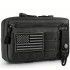 Outdoors 3-Piece Set Laser-Cut Storage Bag + National Standard + Keychain Accessory Bag Practical Tool Kits