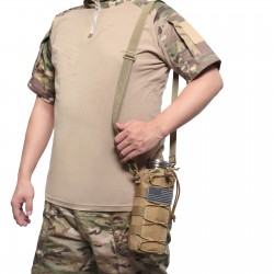 Outdoor Multifunctional Cycling Hiking Water Bottle Cover MOLLE System Compatible Outdoor Survival Gear Water Bottle Bag