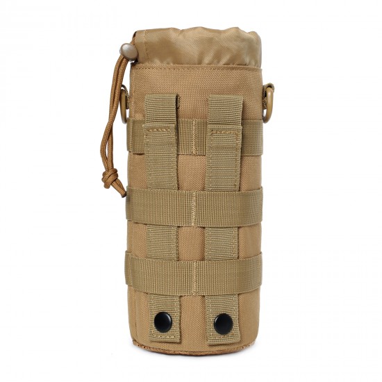 Outdoor Multifunctional Cycling Hiking Water Bottle Cover MOLLE System Compatible Outdoor Survival Gear Water Bottle Bag