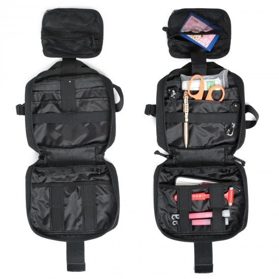Outdoor Products Multifunctional Storage Bag MOLLE System Zipper Bag Rectangular Bag Multifunctional Medical Kit
