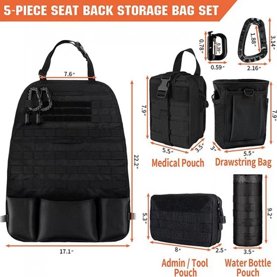 Outdoor Products Car Interior Seat Storage Bag Car Net Hanging Car Storage