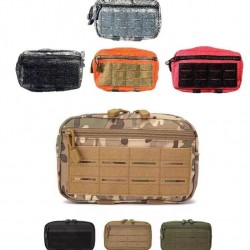 Outdoor New Laser Medical Bag Outdoor Tactical Multifunctional Camouflage Waist Bag Military Fan MOLLE Multifunctional