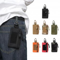 Outdoor Men's & Women's Waist Hanger Coin Purse, CS Tactical Miscellaneous Item Storage Small Bag, Personalized Card Holder & Key Storage