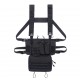 Outdoor Multifunctional Tactical Chest Rack Set, Outdoor Combat Survival Game Vest, Modular Storage Design