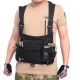 Outdoor Tactical Vest Multifunctional Walkie-Talkie Bag Modular Mounting System Live-Action CS Applicable