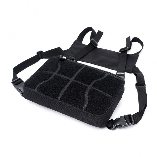 Outdoor Products Tactical Chest Bag, MELLO System Velcro Shoulder Bag, Sports Hanging Bag, Multifunctional Bag