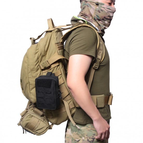 Outdoor Lightweight Laser Zipper Commuter Bag, Independent Compartment, High-Quality Hiking Bag with Reasonable Storage