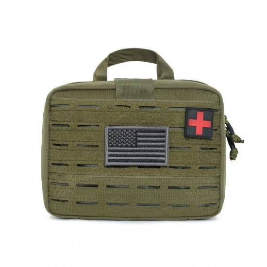 Outdoor Products Multifunctional Storage Bag MOLLE System Zipper Bag Rectangular Bag Multifunctional Medical Kit