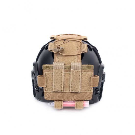Outdoor Lightweight Tactical Helmet Battery Pack Night Vision Device Dedicated External Power Supply Bag Distributed Weight Bag