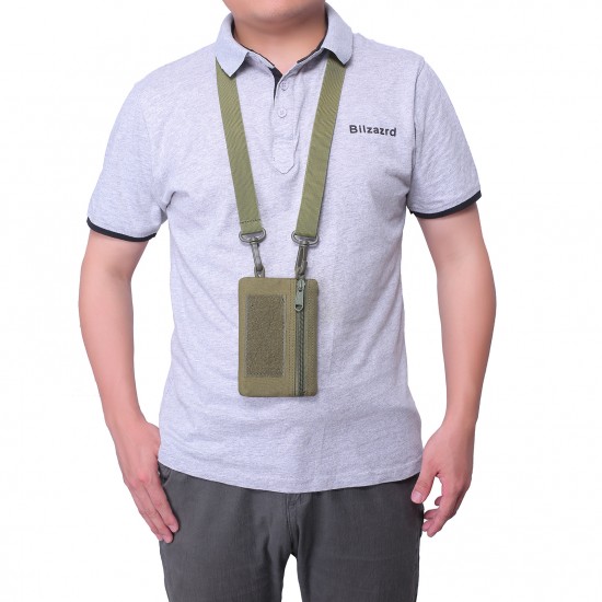 Outdoor Products Portable Neck Hanging Crossbody Coin Storage Bag ID Card Bag Tool Storage Bag