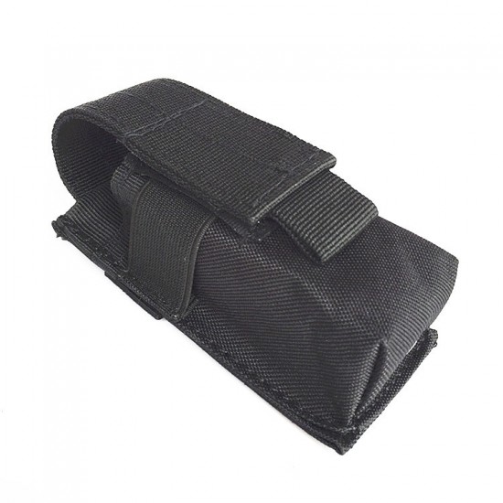Outdoor Tactical Flashlight Protective Case DEC Nylon Flashlight Storage Bag MOLLE Quick-Grip Outdoor Gear