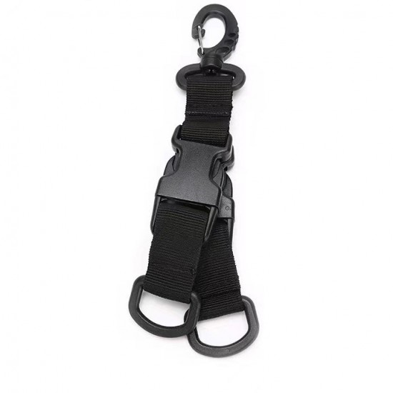 Outdoors Tactical Hook Buckle Small D-Snap Buckle Waist Hanger Key Buckle Multifunctional Webbing Connector Buckle