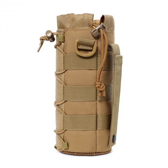 Outdoor Multifunctional Cycling Hiking Water Bottle Cover MOLLE System Compatible Outdoor Survival Gear Water Bottle Bag