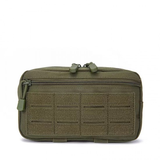 Outdoor New Laser Medical Bag Outdoor Tactical Multifunctional Camouflage Waist Bag Military Fan MOLLE Multifunctional