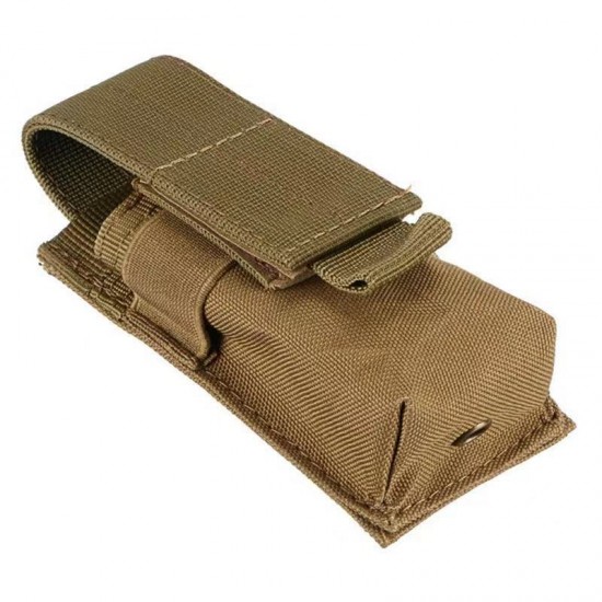 Outdoor Tactical Flashlight Protective Case DEC Nylon Flashlight Storage Bag MOLLE Quick-Grip Outdoor Gear