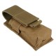 Outdoor Tactical Flashlight Protective Case DEC Nylon Flashlight Storage Bag MOLLE Quick-Grip Outdoor Gear