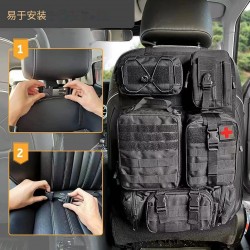 Outdoor Products Car Rear Seat Hanging Bag, Seat Backrest Storage Hanging Car Interior 6-Piece Set Storage Bag