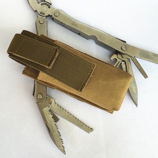 Outdoor Multifunctional Portable Simple First Aid Kit Scissors Bag Hiking Camping Flashlight Bag Accessory Bag