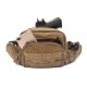 Outdoor Tactical Crossbody Bag/Waist Bag, Multifunctional Concealed Tool Bag, Quick-Retrieval Design, Training Emergency Kit