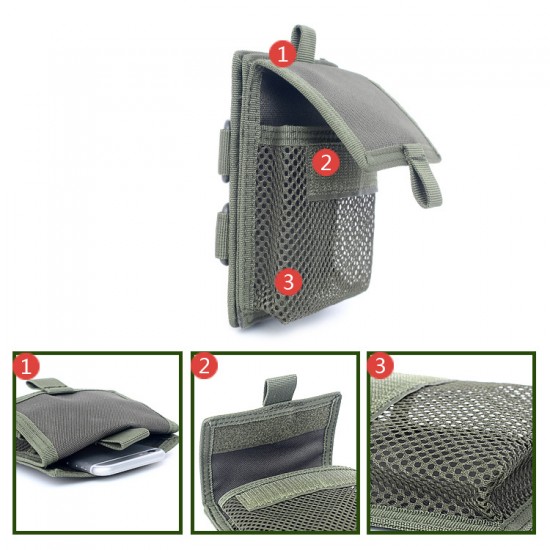 Outdoors Multifunctional Gear Freely Expandable Modular Bag Quick-Disassembly Tactical Combination Accessories MOLLE Accessory Bag