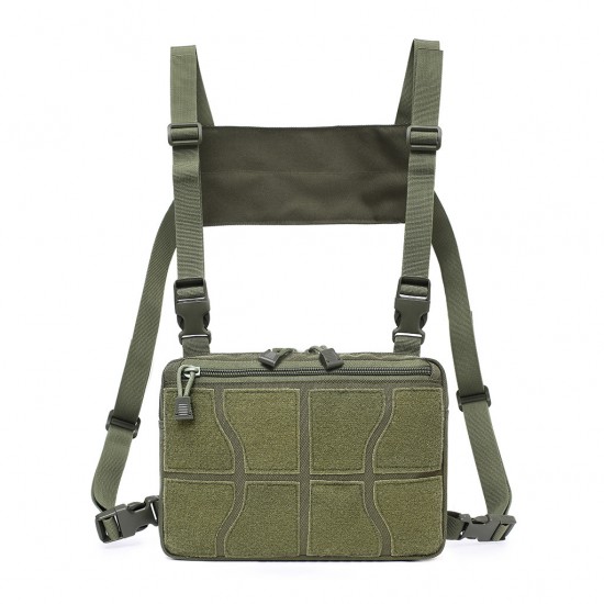 Outdoor Products Tactical Chest Bag, MELLO System Velcro Shoulder Bag, Sports Hanging Bag, Multifunctional Bag