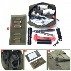 Outdoor Multifunctional Tool Bag Medical Kit Outdoor Hiking Cycling Accessory Bag Travel Camping Storage Bag