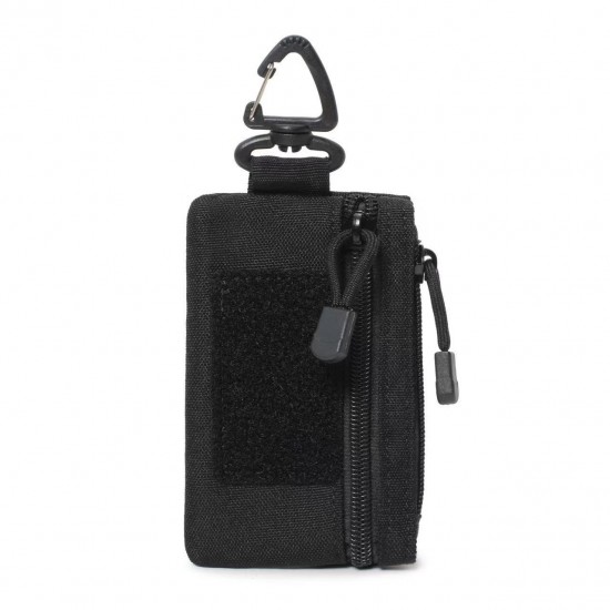 Outdoor Men's & Women's Waist Hanger Coin Purse, CS Tactical Miscellaneous Item Storage Small Bag, Personalized Card Holder & Key Storage