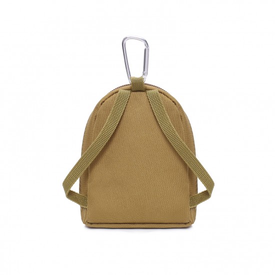 Outdoor Mini Backpack Multifunctional Waist Key Bag Coin and Sundries Storage Bag Decorative Hanging Bag