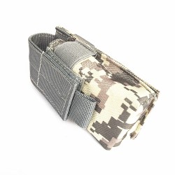Outdoor Tactical Flashlight Protective Case DEC Nylon Flashlight Storage Bag MOLLE Quick-Grip Outdoor Gear