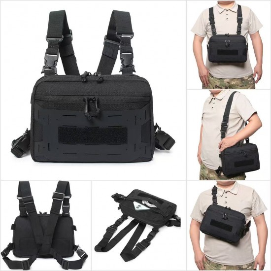 Outdoor Products Sports Chest Pack Travel Chest Backpack ID Card and Mobile Phone Bag Hairdressing Tool Waist Belt