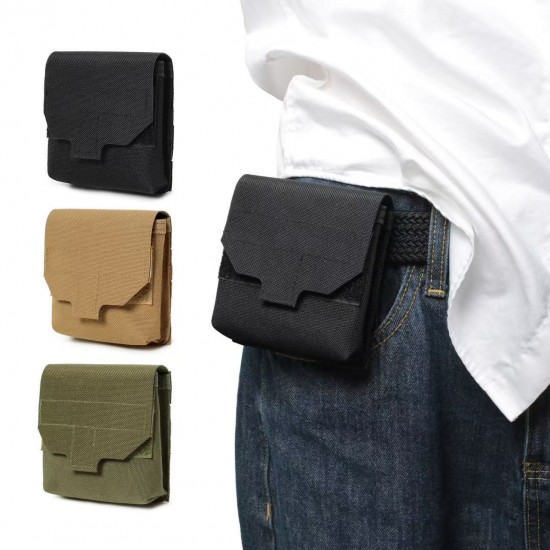 Outdoor Everyday Casual MOLLE Waist Hanger, Cigarette Case & Miscellaneous Item Bag, Portable Storage Tool Bag & Key Bag