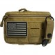Outdoors 3-Piece Set Laser-Cut Storage Bag + National Standard + Keychain Accessory Bag Practical Tool Kits