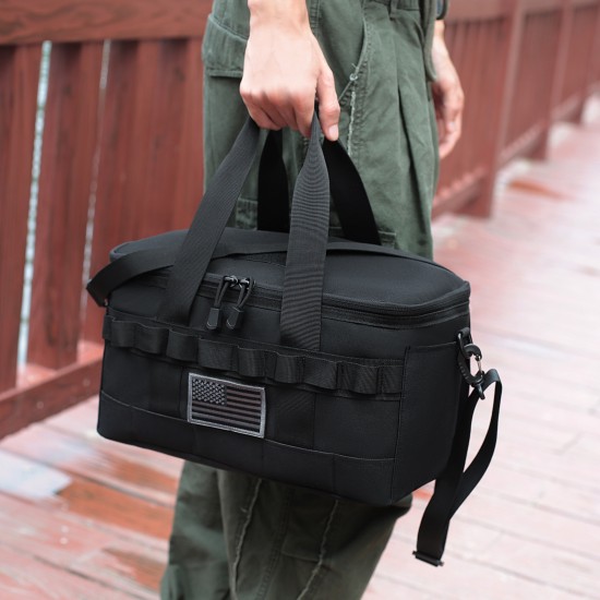 Outdoor Products New 1000D Multifunctional Outdoor Waist Bag Camping Bag Tactical Waterproof Crossbody Bag Deformable