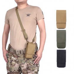 Outdoor Tactical Crossbody Phone Bag Multifunctional Cycling Sports Commuting Bag Key Card Storage Bag