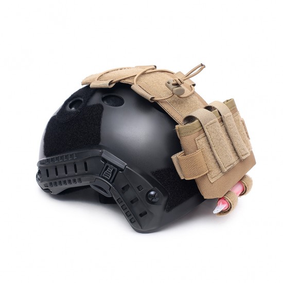 Outdoor Lightweight Tactical Helmet Battery Pack Night Vision Device Dedicated External Power Supply Bag Distributed Weight Bag