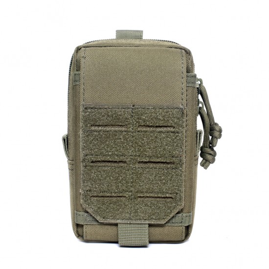 Outdoors Tactical Commuting Phone Bag Expandable External MOLLE System Multifunctional Key, Coin, and Card Holder