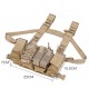 Outdoor Products Tactical Magazine Vest, Walkie-Talkie Functional Vest, Walkie-Talkie Storage, Outdoor CS Accessory