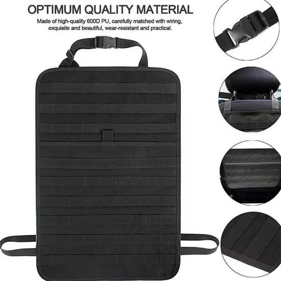 Outdoor Products Car Rear Seat Hanging Bag, Seat Backrest Storage Hanging Car Interior 6-Piece Set Storage Bag