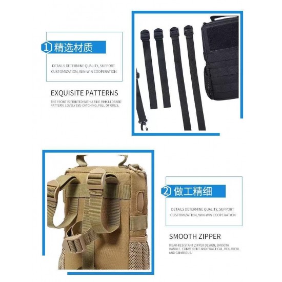 Outdoor Sports Cycling Outdoor Hiking Travel Commuter Multifunctional Shoulder Bag Multi-compartment Storage Bicycle Hanging Bag