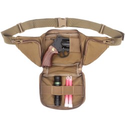 Outdoor Tactical Crossbody Bag/Waist Bag, Multifunctional Concealed Tool Bag, Quick-Retrieval Design, Training Emergency Kit