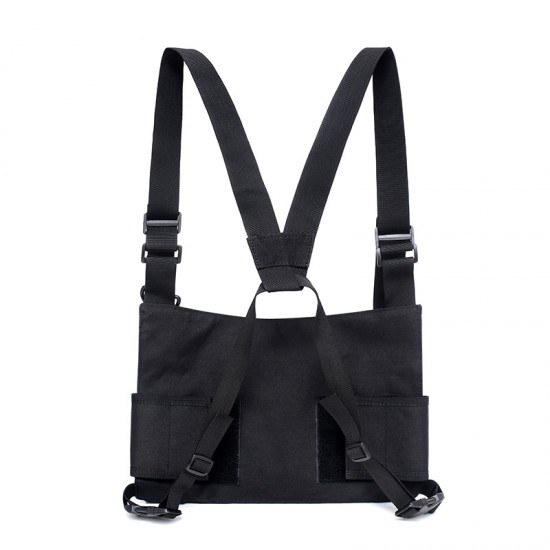 Outdoor Tactical Vest Multifunctional Walkie-Talkie Bag Modular Mounting System Live-Action CS Applicable