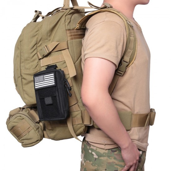 Outdoor Multifunctional Outdoor Mobile Phone Molle Small Pouch, Running Sports Military Enthusiast Accessory Bag