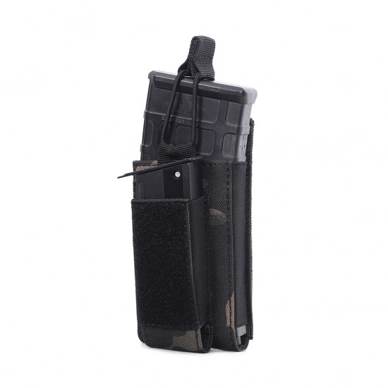 Outdoor Real-Life CS Tactical Magazine Bag, MOLLE System Compatible, Quick-Retrieval Design, Waist/Chest Rack, Dual-Use Bag