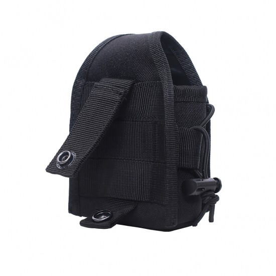 Outdoor Professional Tactical Walkie-Talkie Waist Bag, MOLLE System Compatible, Security Patrol Portable Radio Waist Bag