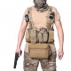 Outdoor Multifunctional Tactical Chest Rack Set, Outdoor Combat Survival Game Vest, Modular Storage Design