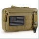 Outdoors 3-Piece Set Laser-Cut Storage Bag + National Standard + Keychain Accessory Bag Practical Tool Kits