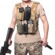 Outdoor Real-Life CS Tactical Magazine Bag, MOLLE System Compatible, Quick-Retrieval Design, Waist/Chest Rack, Dual-Use Bag