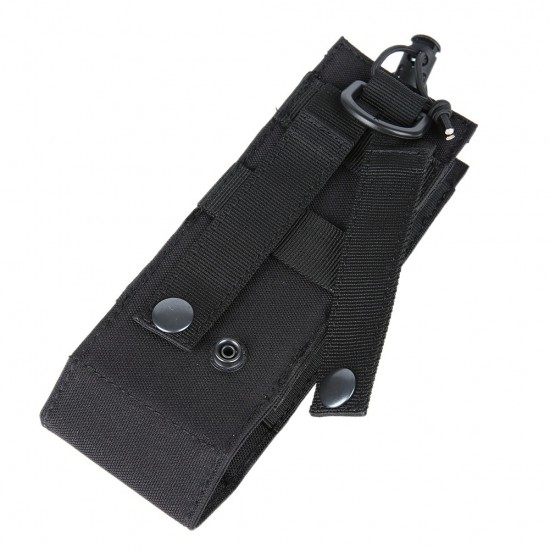 Outdoor Tactical Walkie-Talkie Bag MOLLE System Multifunctional Chest Hook Bag Patrol Duty Universal EDC Waist Pack